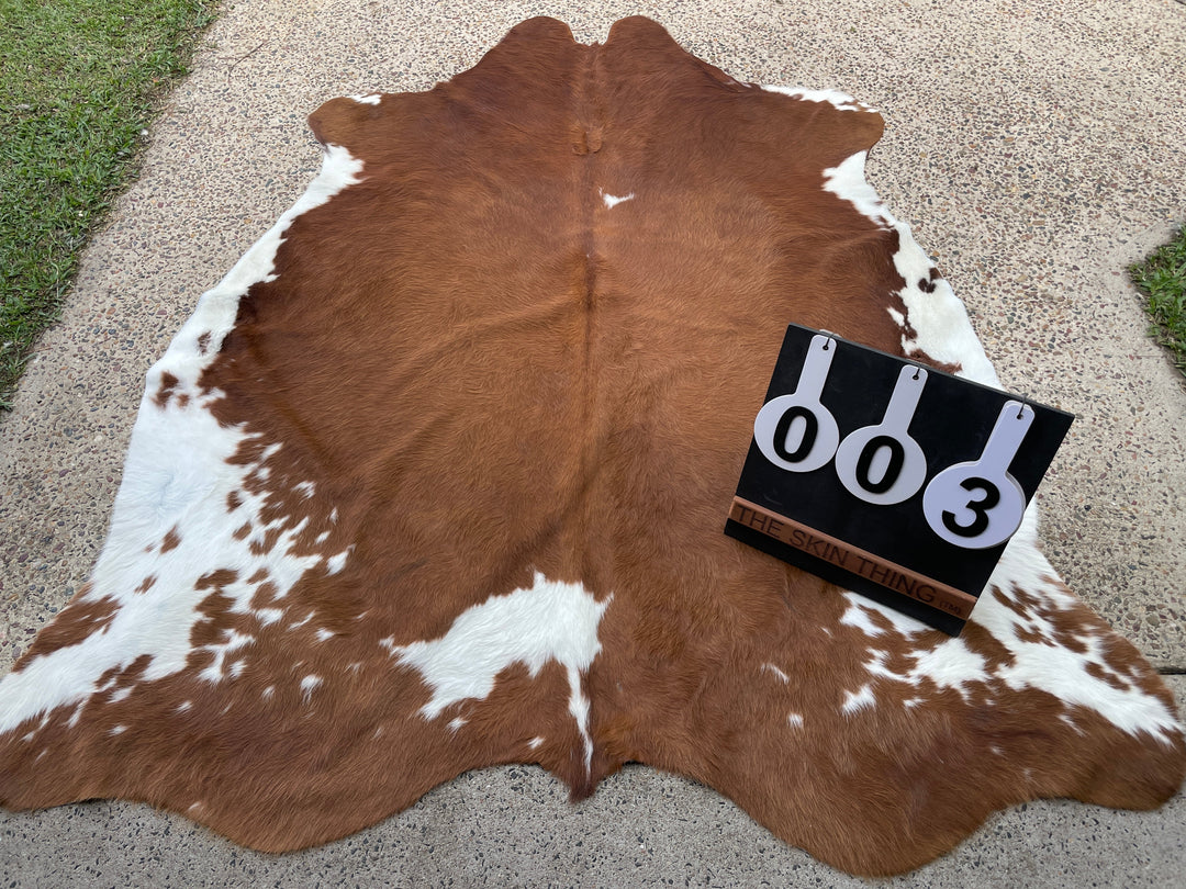 Cowhide Rugs - Brown & White
