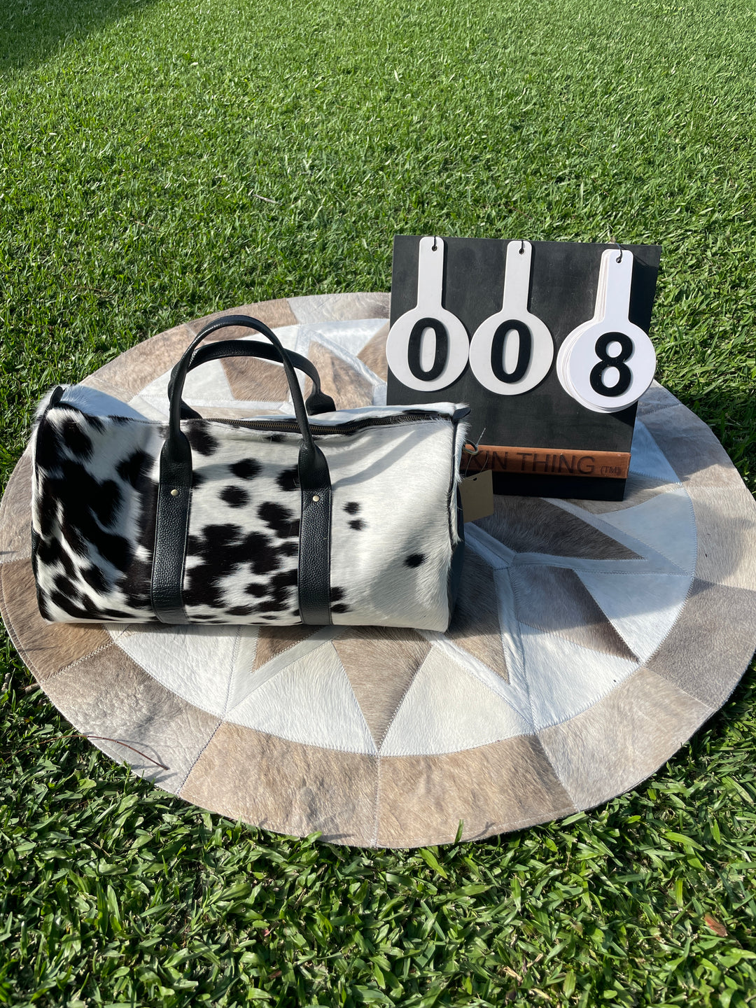 Cowhide Duffel Bags - Large