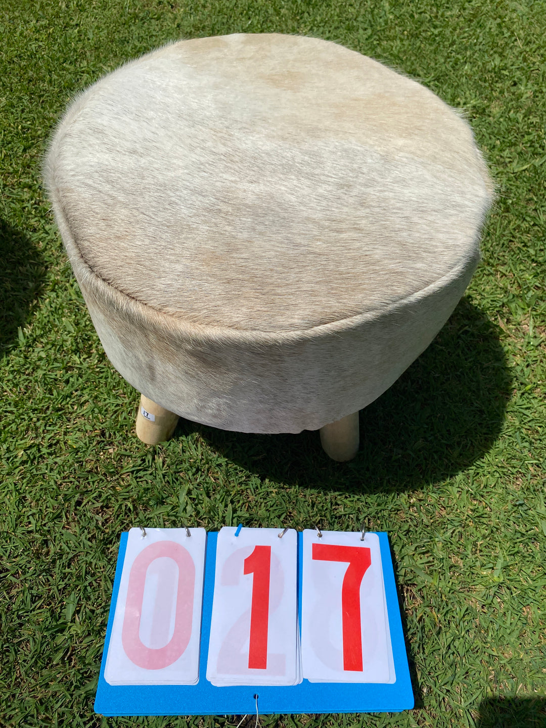 Cowhide Footstools