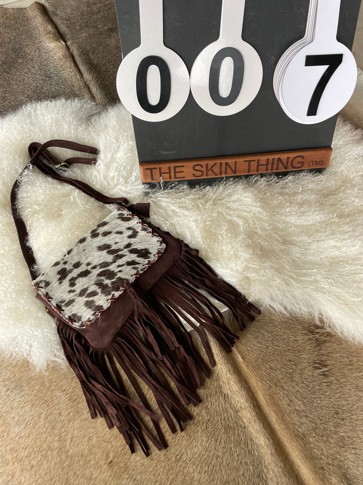 Cowhide Fringe Bag