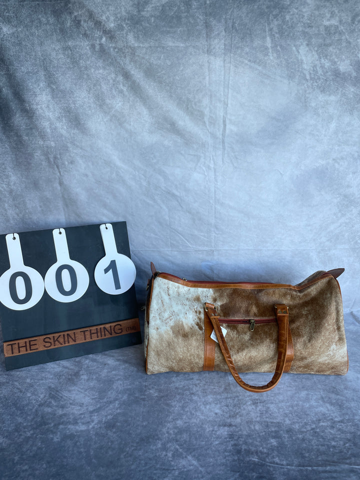 Cowhide Duffel Bag - Claudia