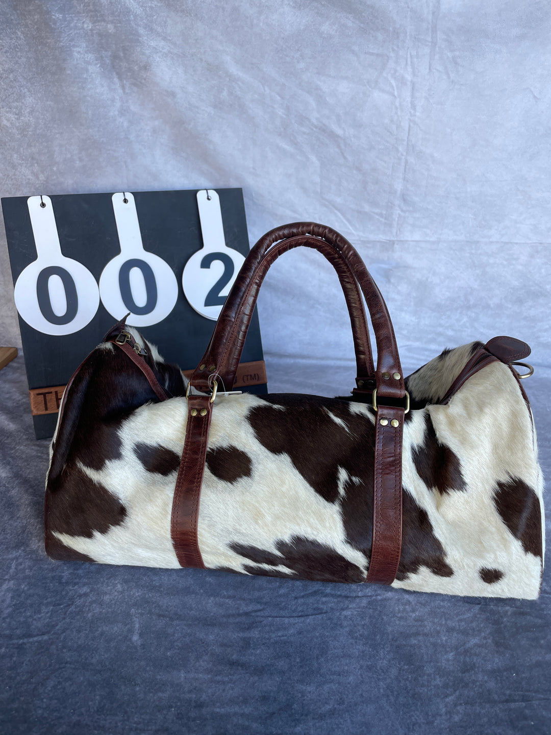 Cowhide Duffel Bag - Claudia