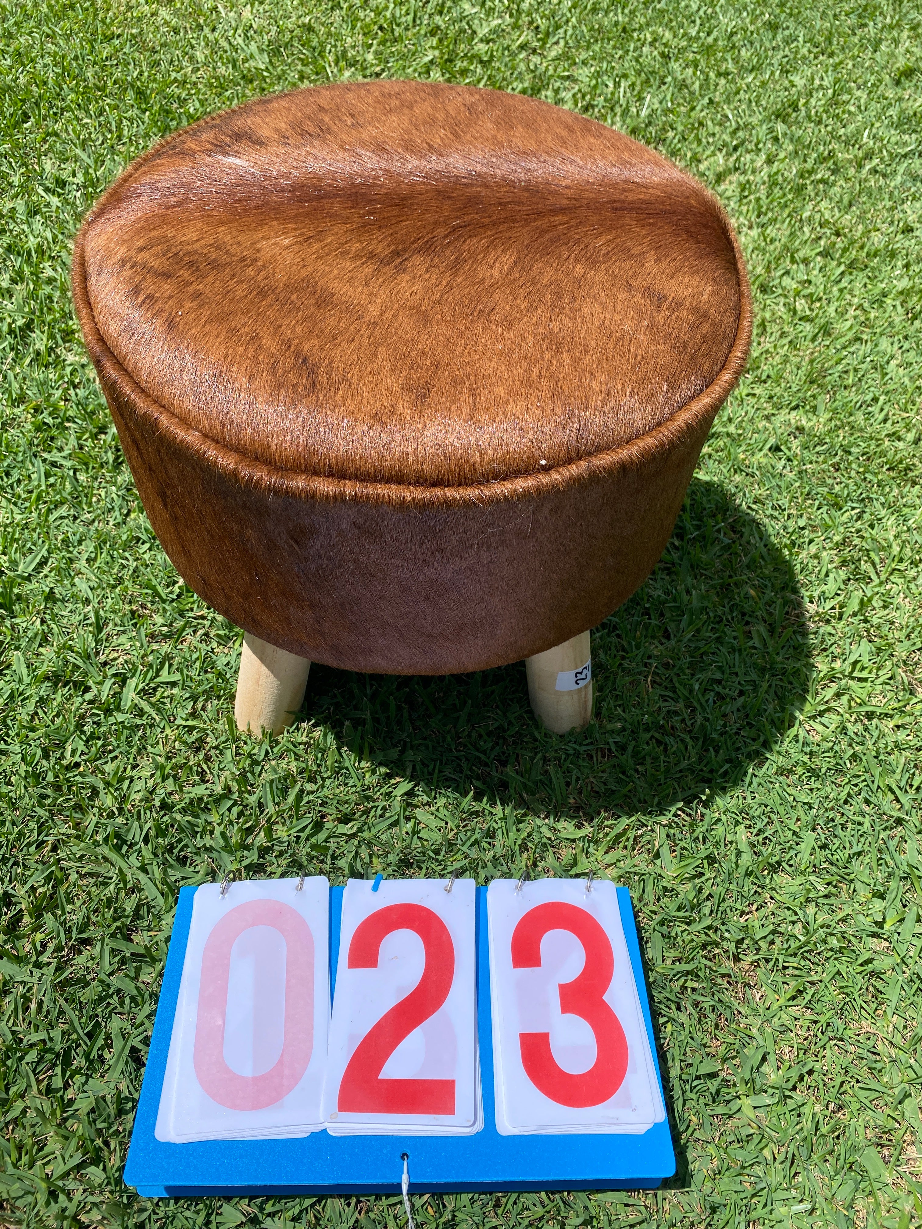 Cowhide Footstools