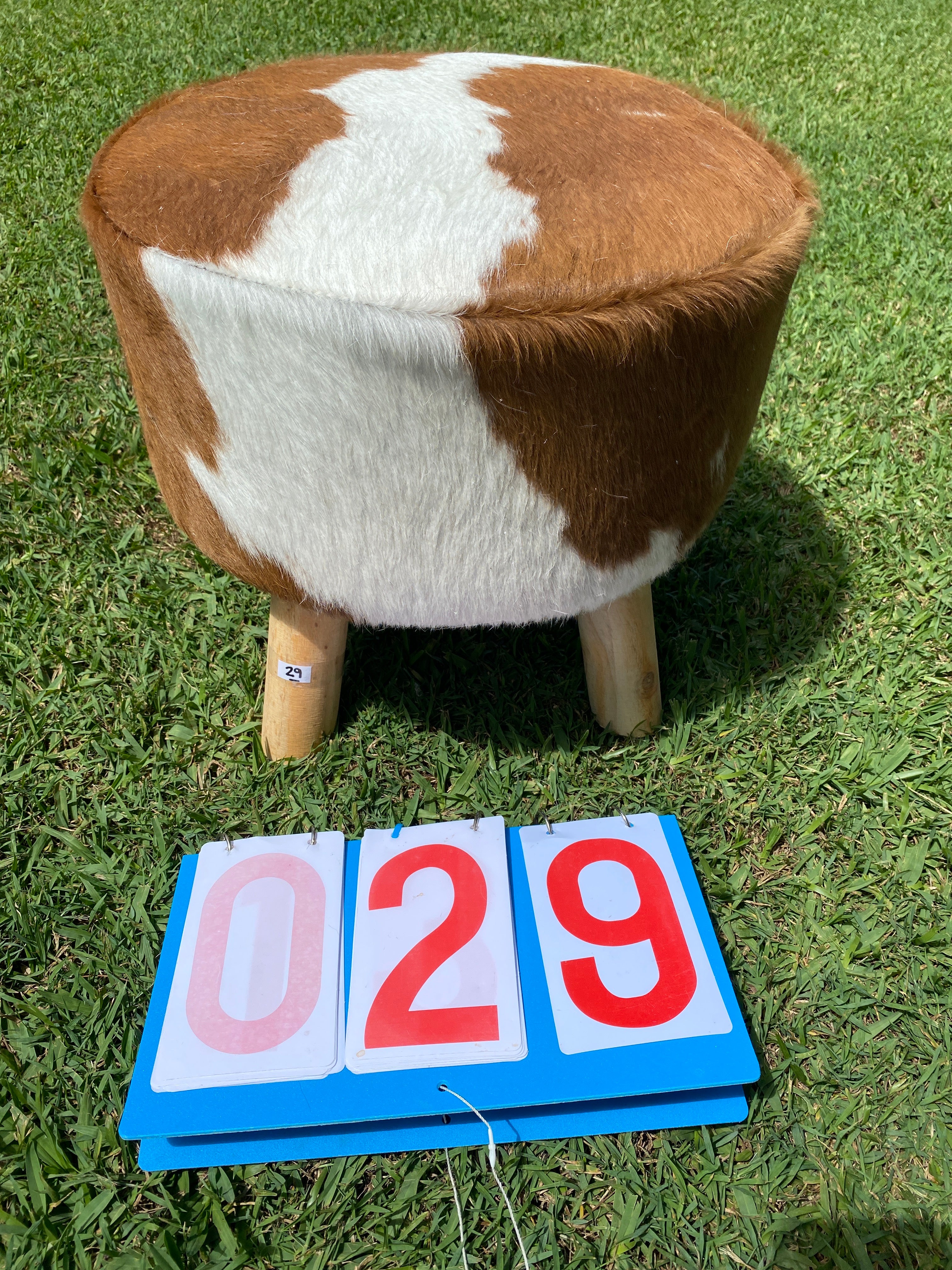 Cowhide Footstools