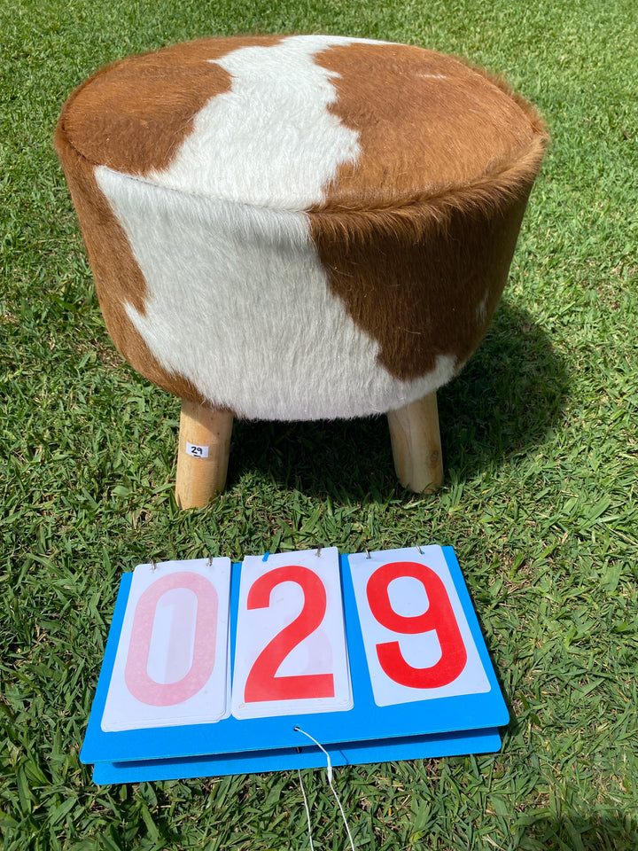 Cowhide Footstools