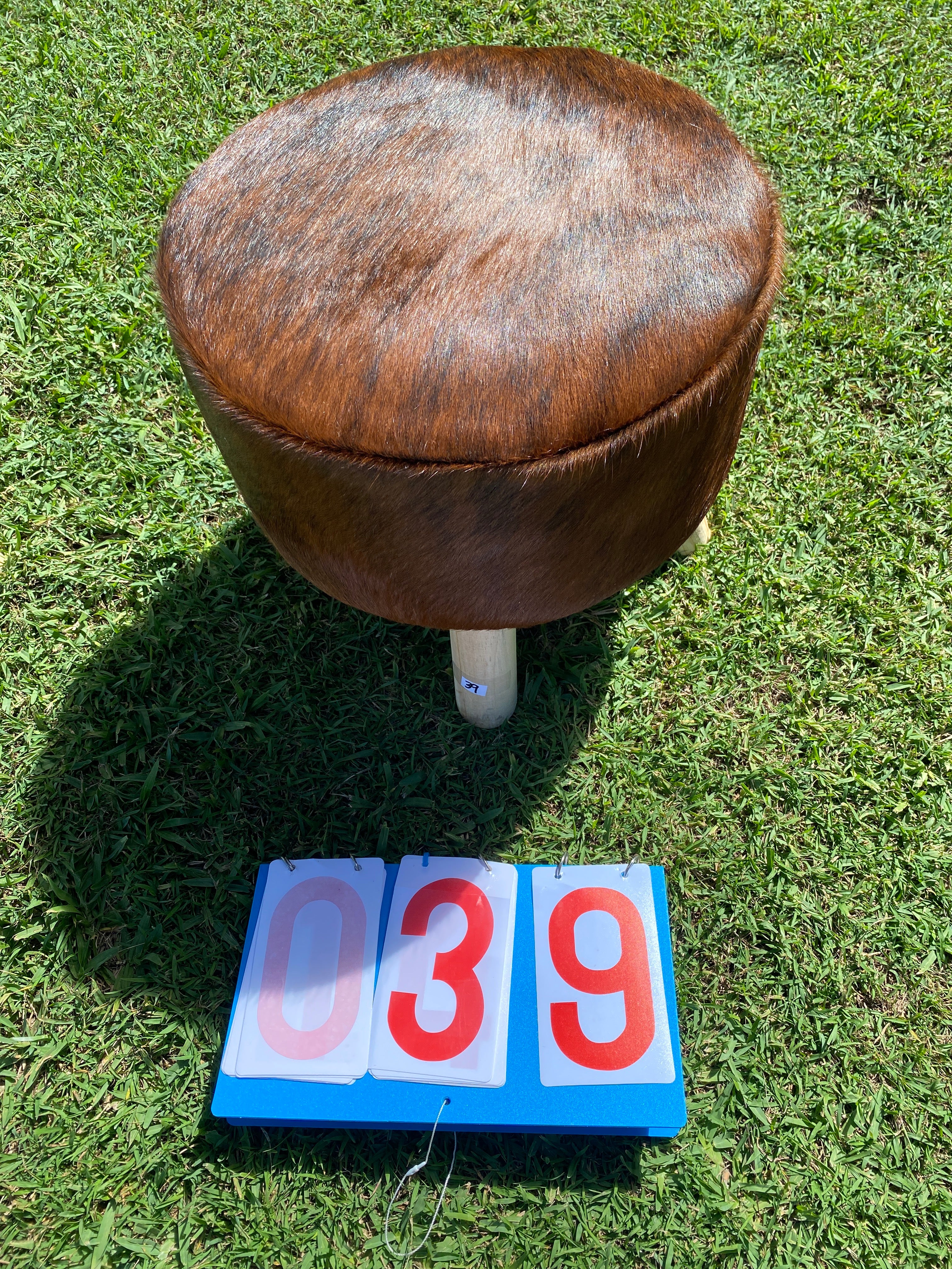 Cowhide Footstools
