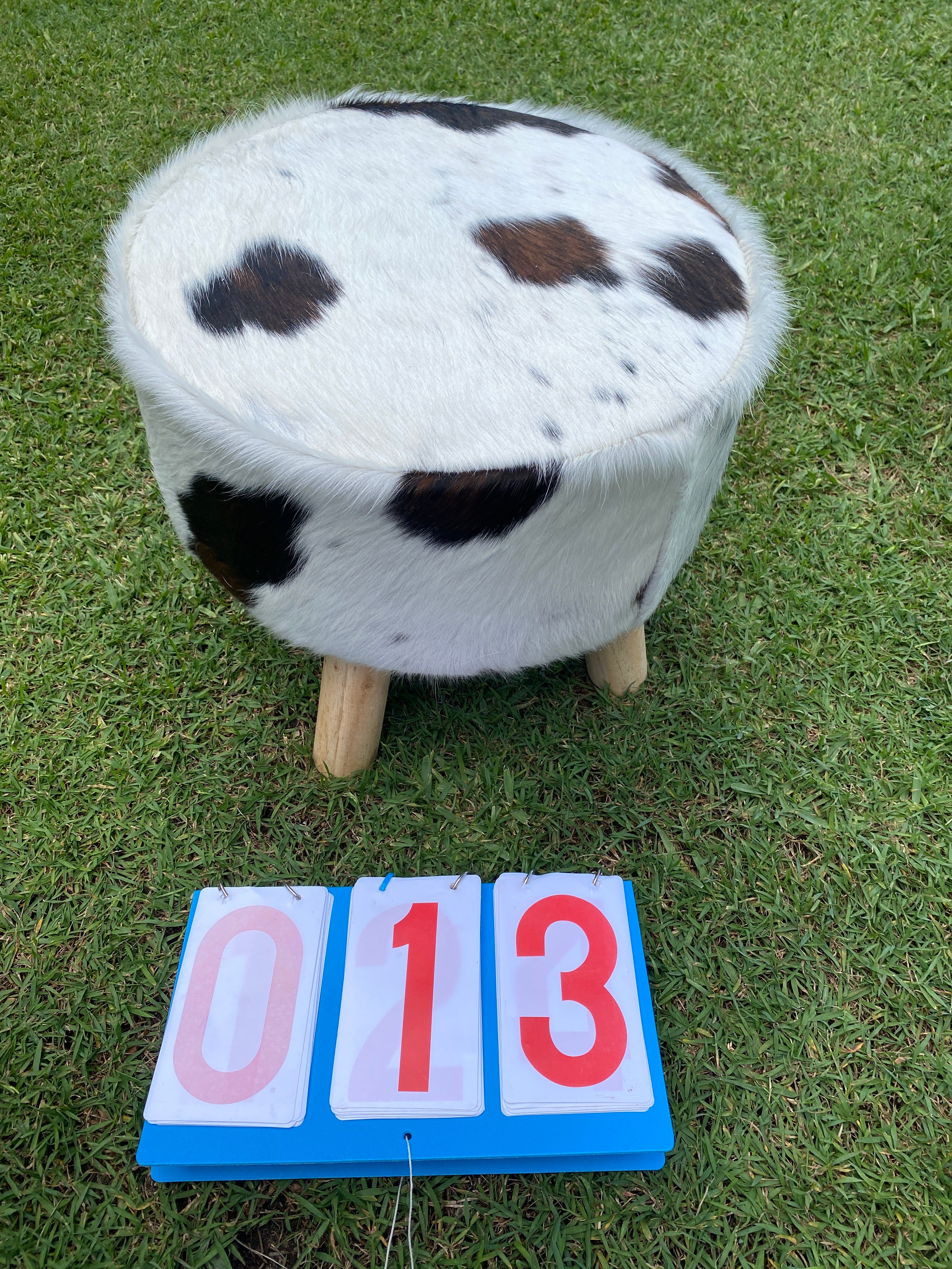 Cowhide Footstools