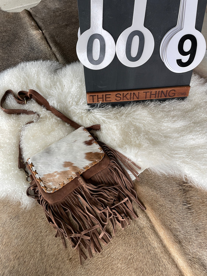 Cowhide Fringe Bag