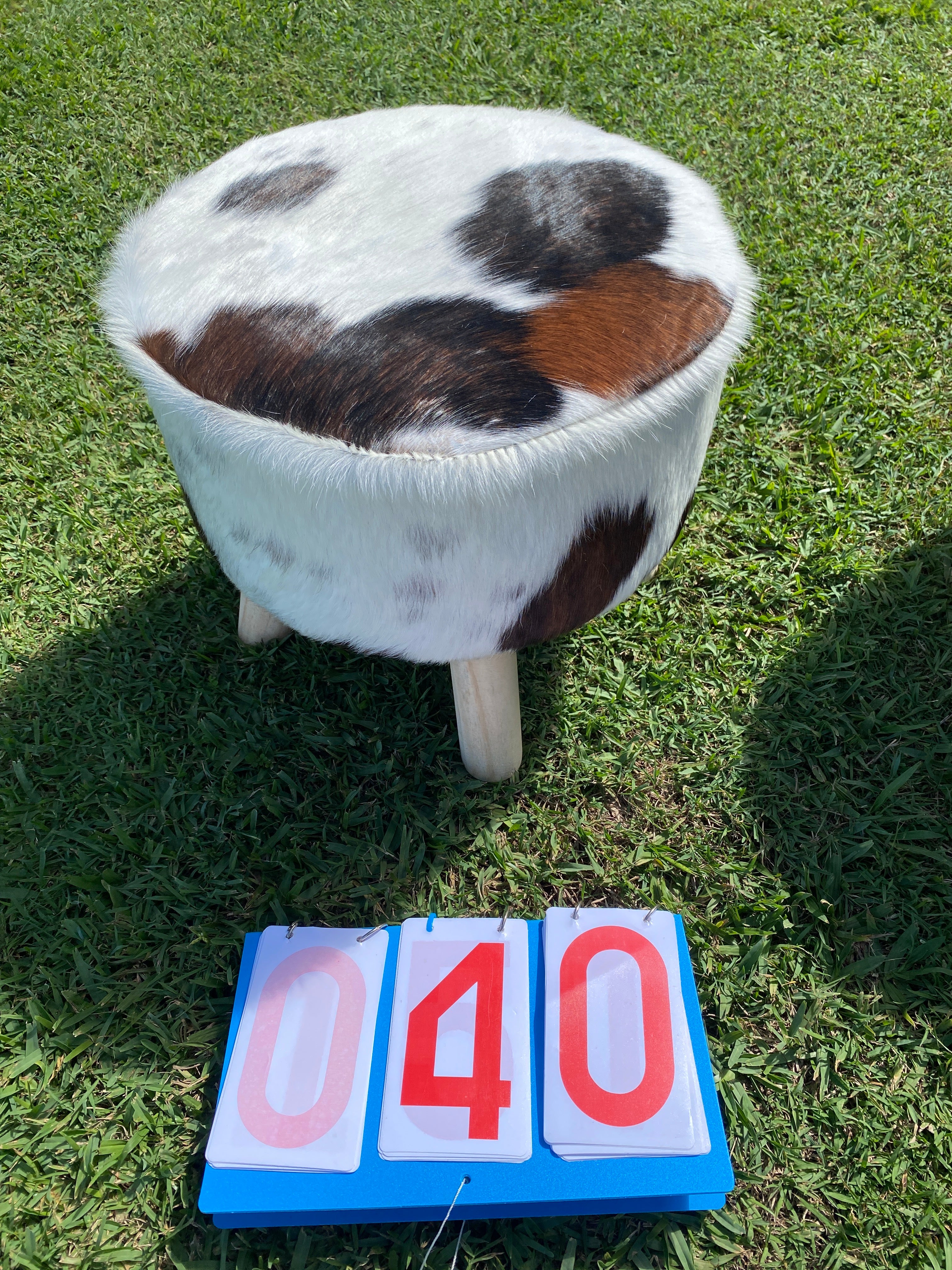 Cowhide Footstools