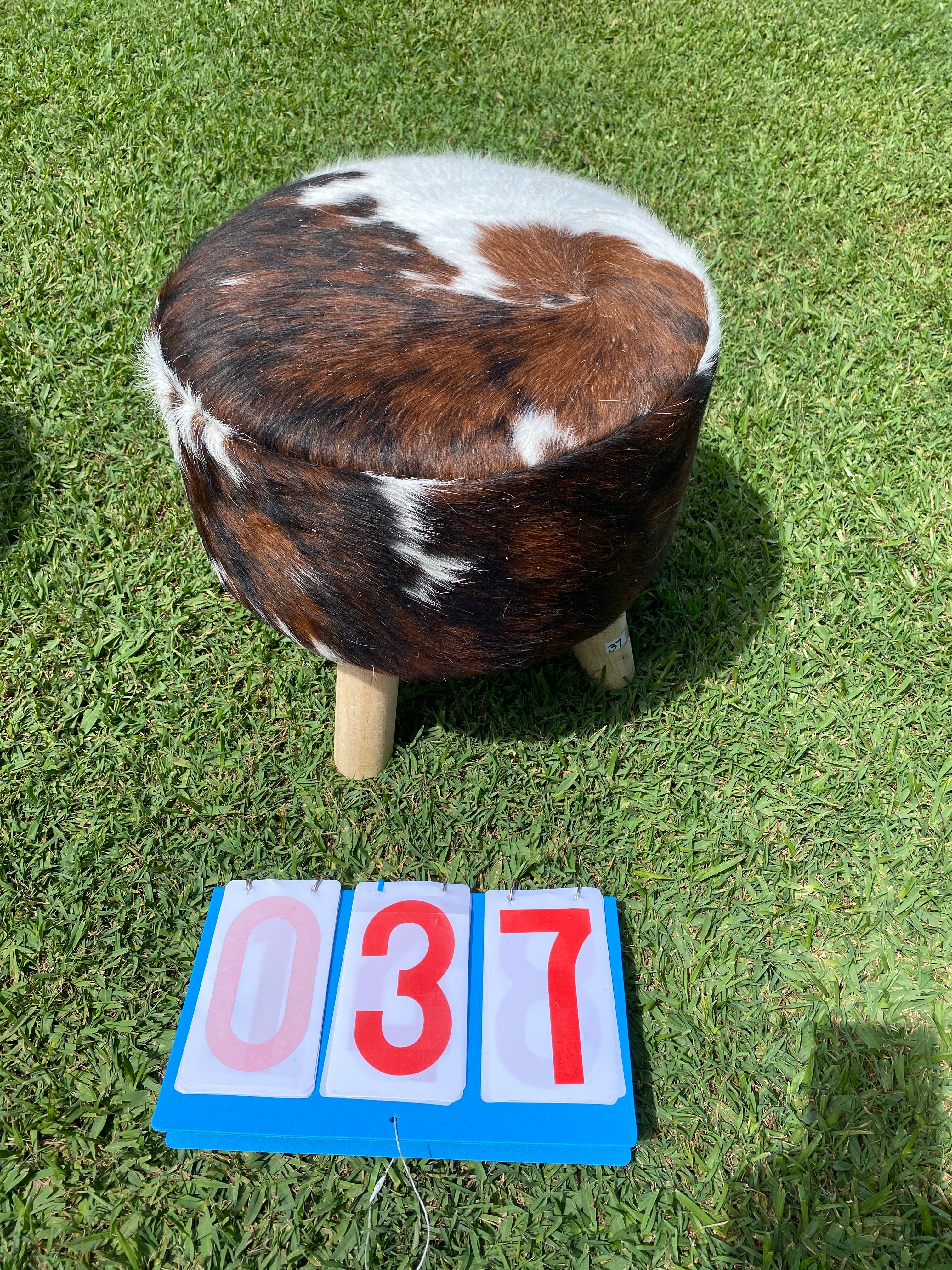 Cowhide Footstools