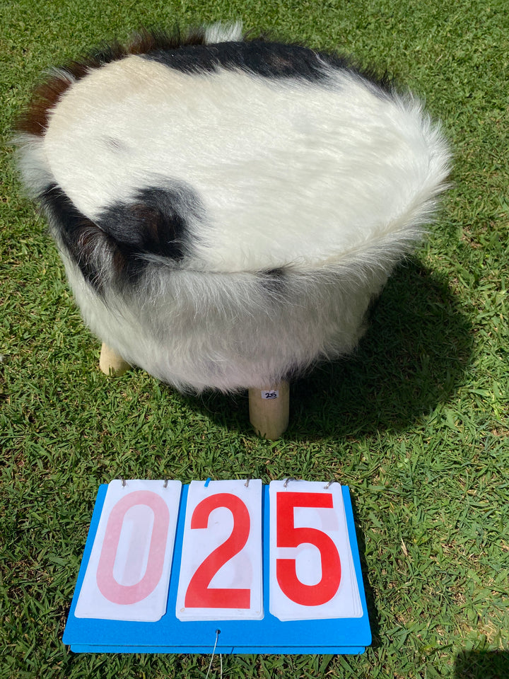 Cowhide Footstools