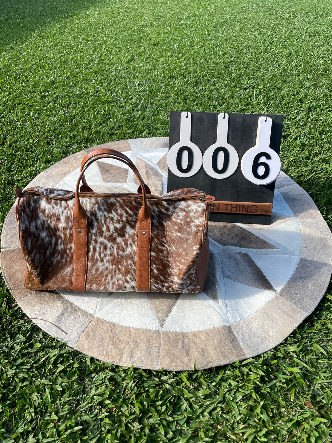 Cowhide Duffel Bags - Large