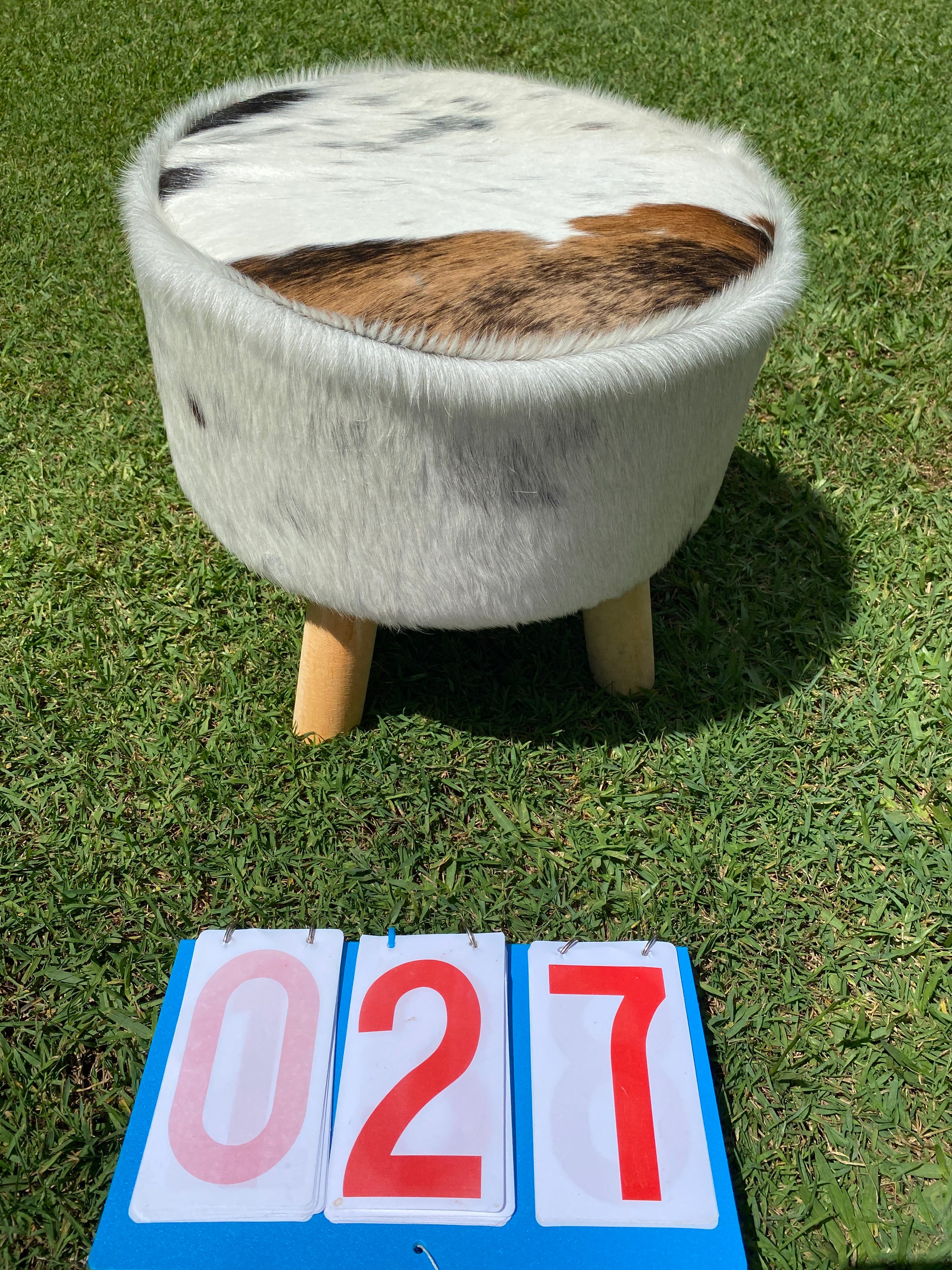 Cowhide Footstools