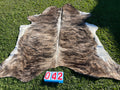 Cowhide 42 Brindle White Belly