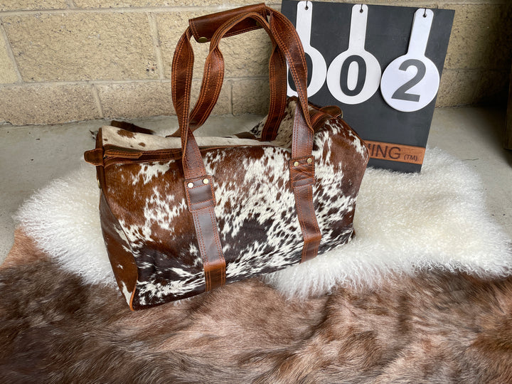 Cowhide Duffel Bags - Scott