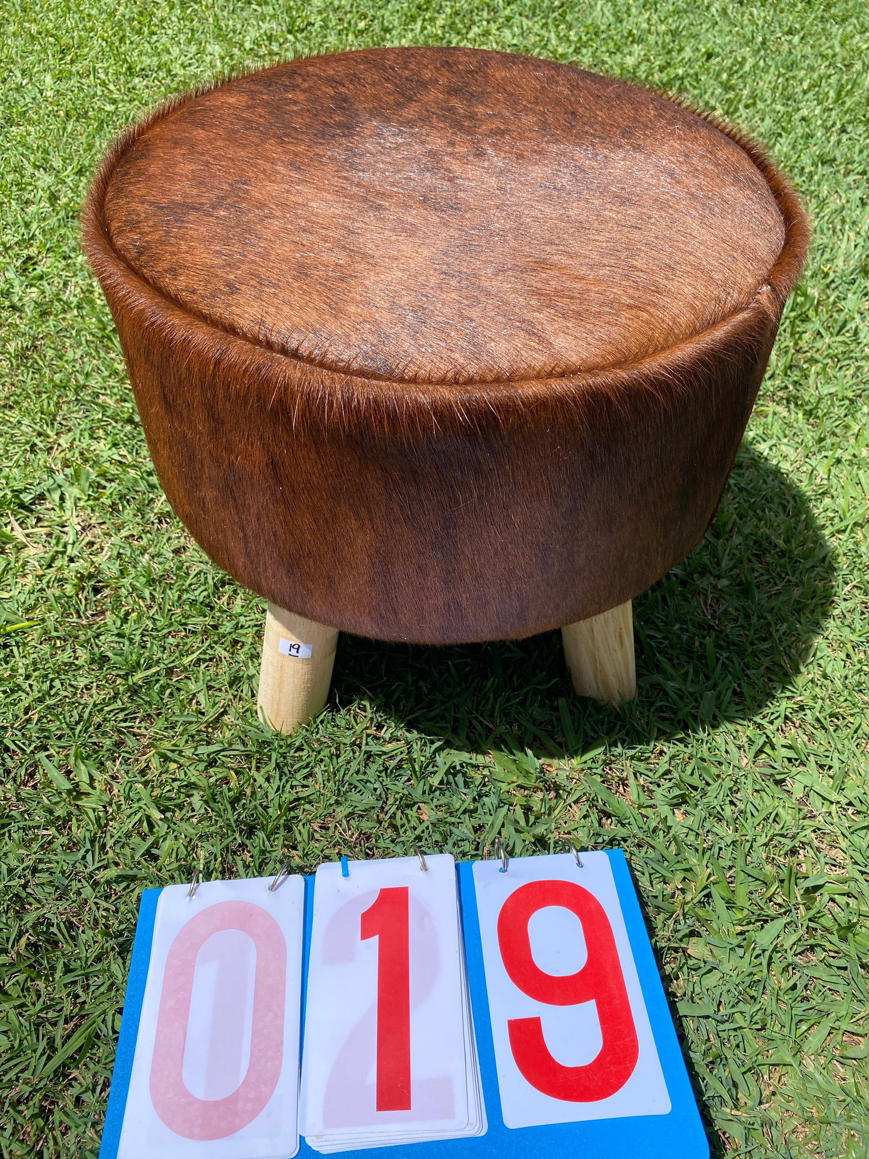 Cowhide Footstools