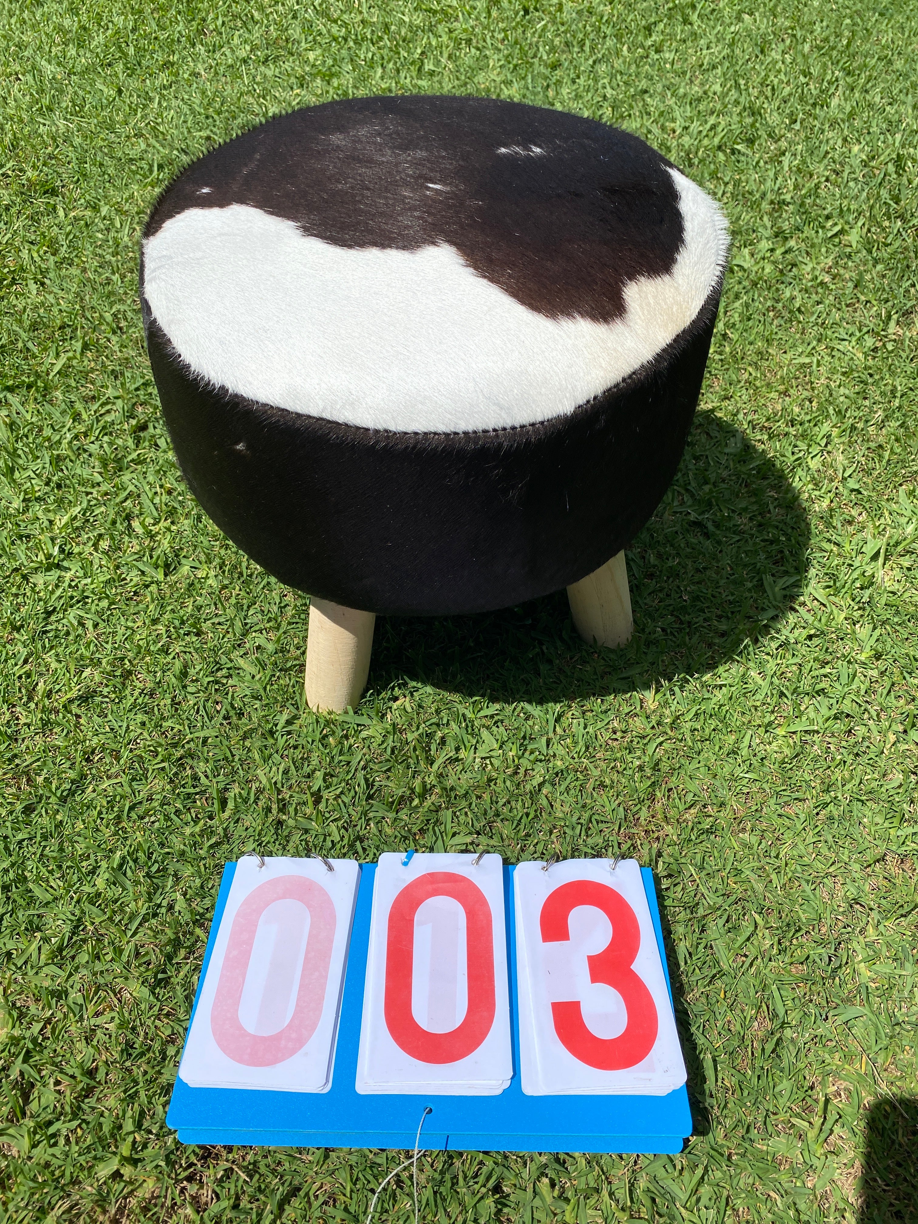 Cowhide Footstools