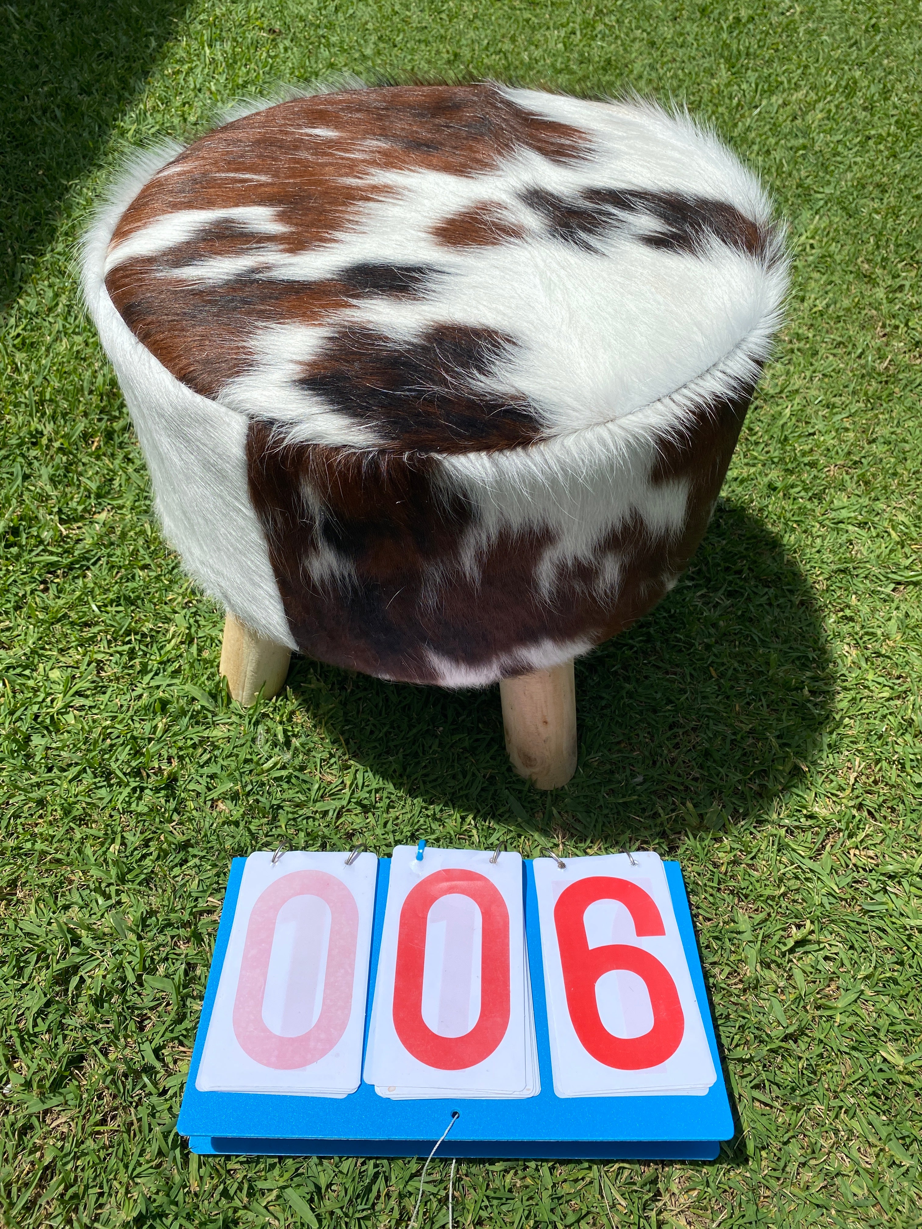 Cowhide Footstools