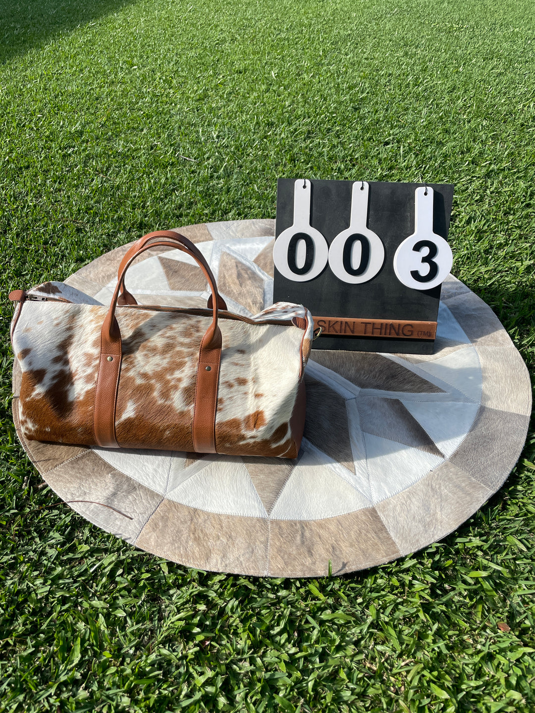 Cowhide Duffel Bags - Large