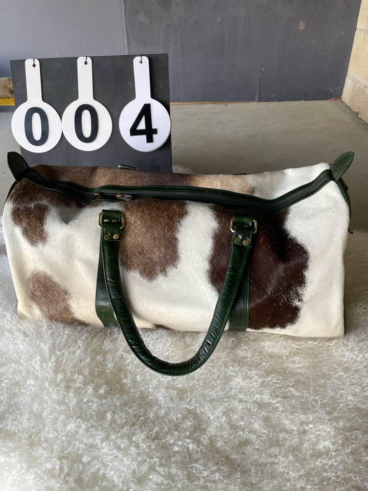 Cowhide Duffel Bag - Claudia