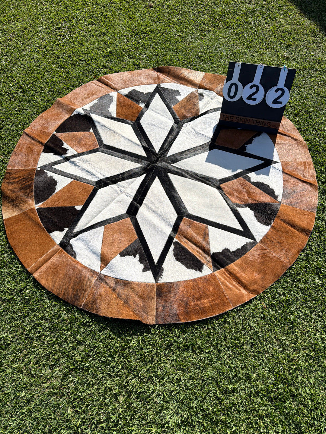 Cowhide Patchwork Rug - 022