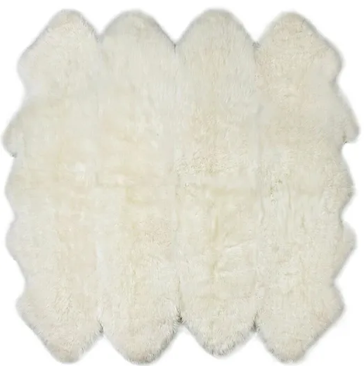 Sheepskin Rug - White
