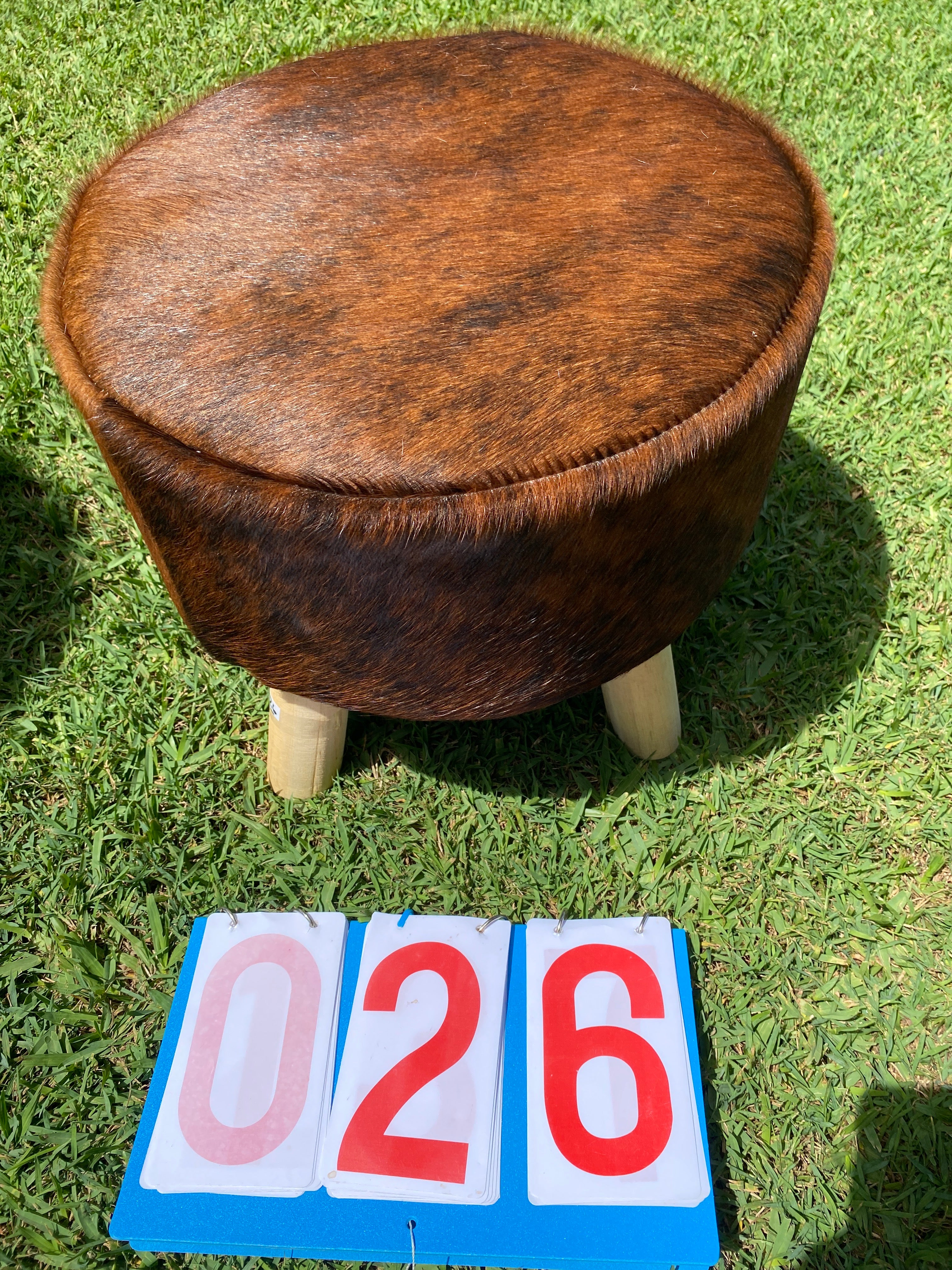 Cowhide Footstools