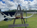 Mounted Cow Horns 50 (this set free delivery, can be dismantled )
