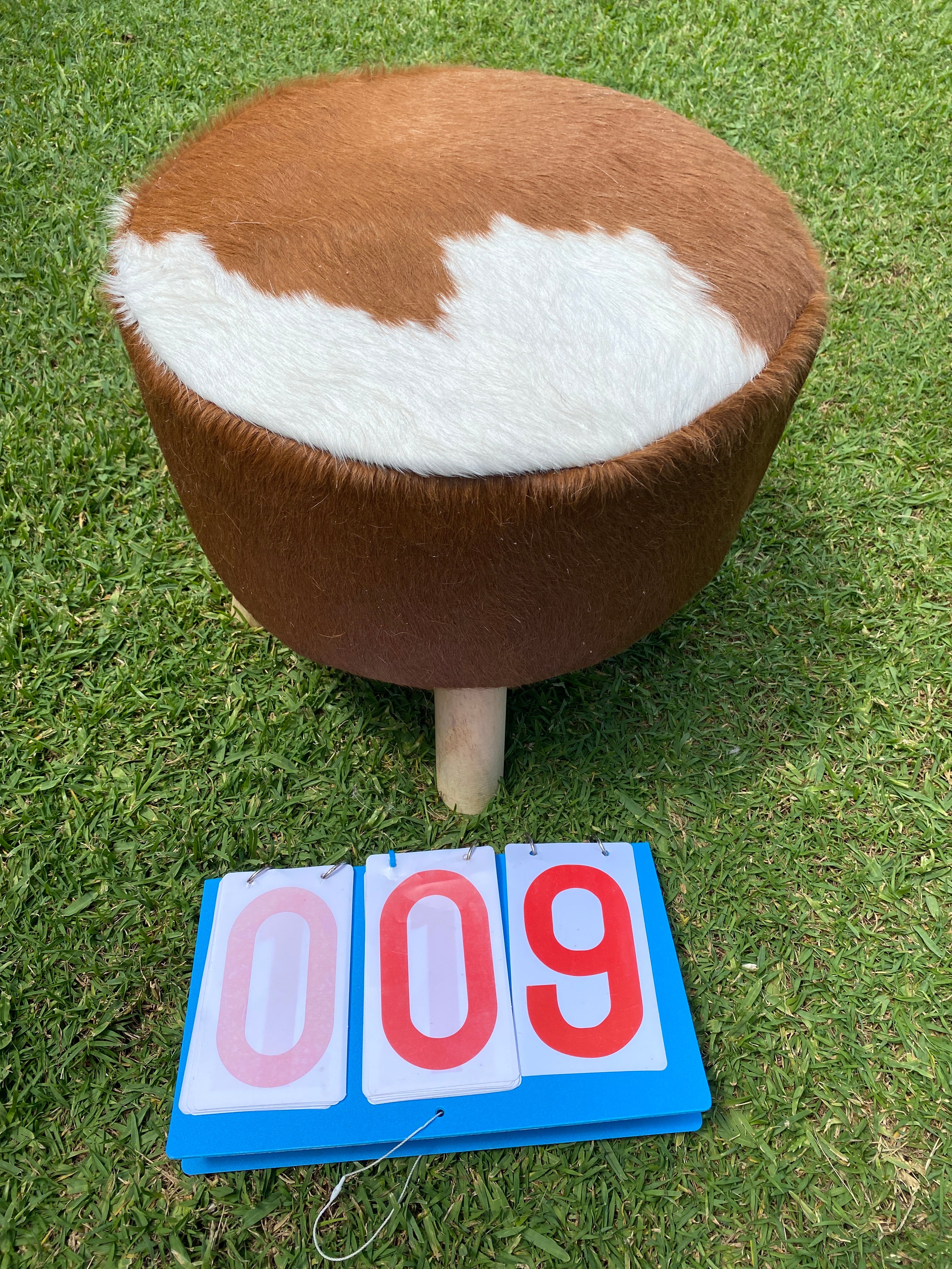 Cowhide Footstools