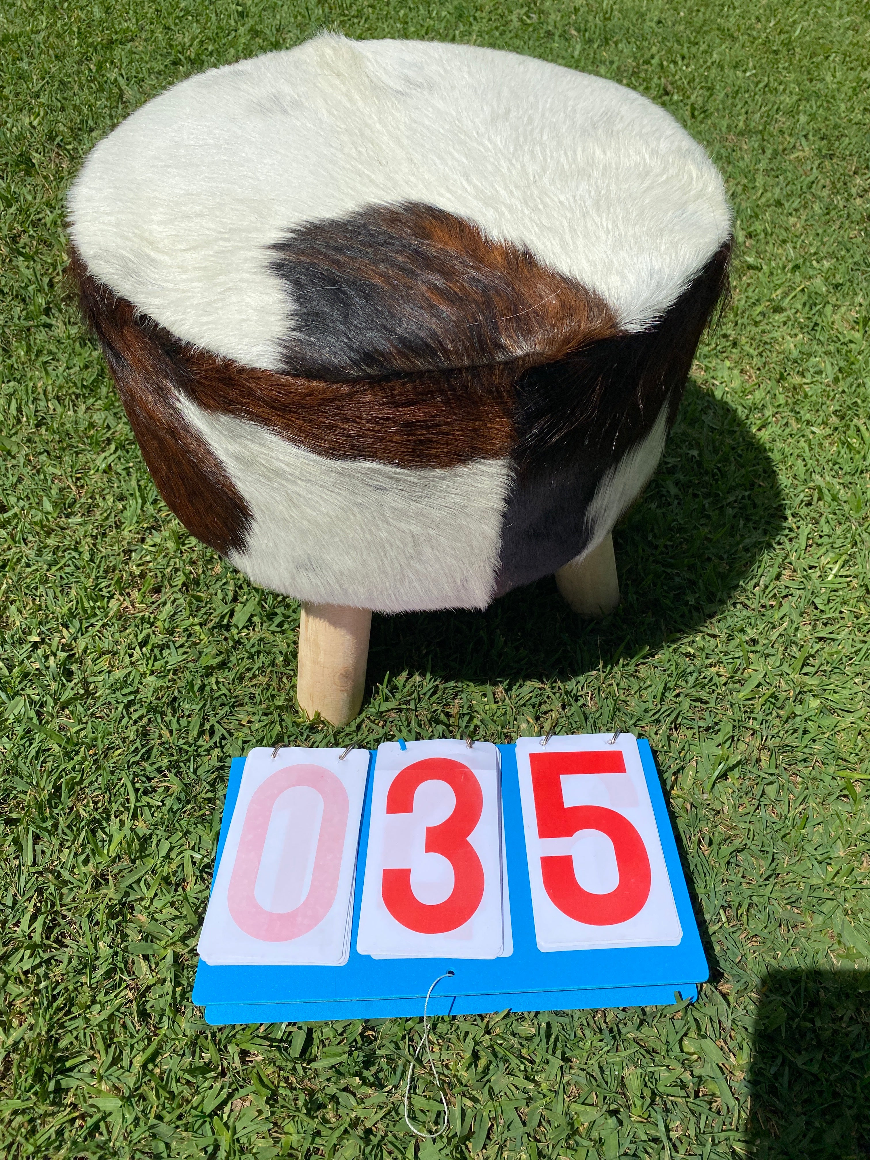 Cowhide Footstools