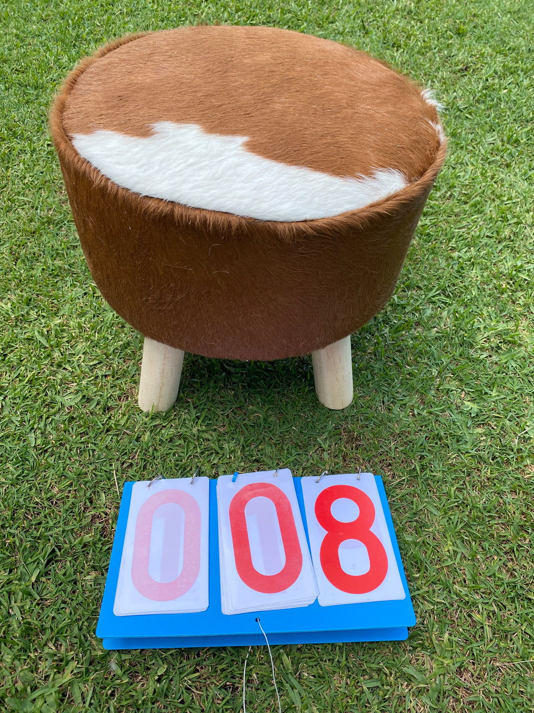 Cowhide Footstools