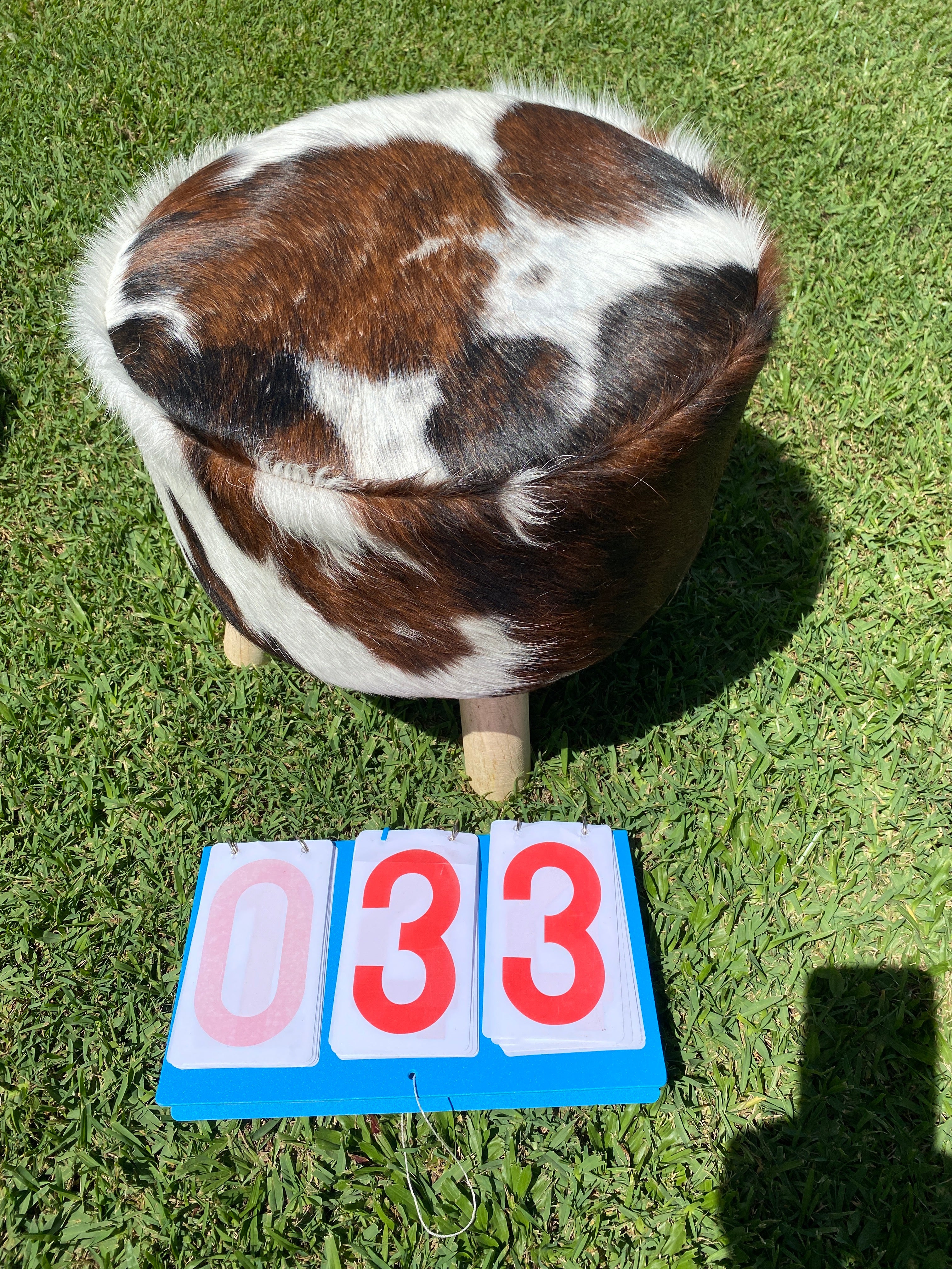 Cowhide Footstools