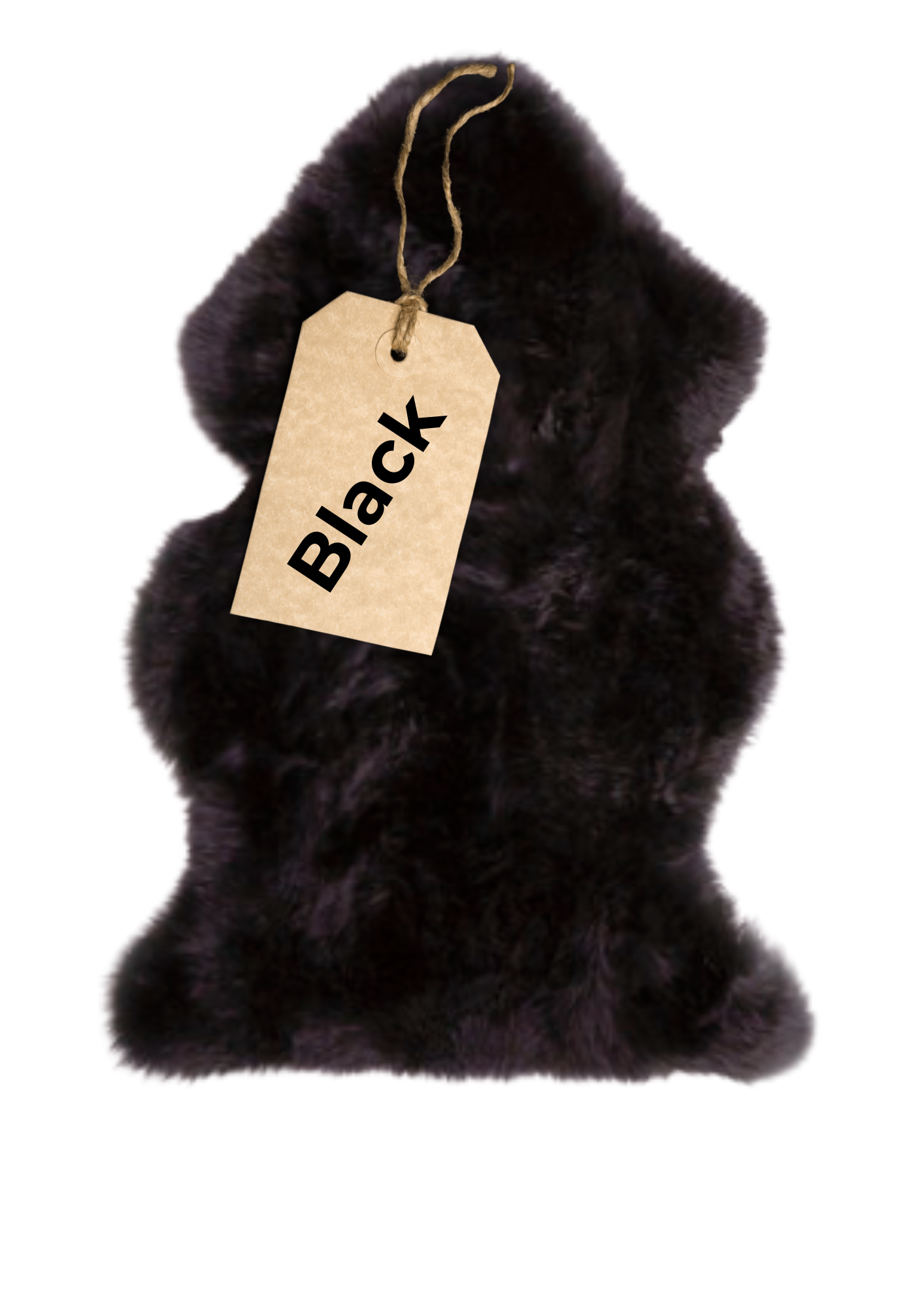 Sheepskin Rug - Black