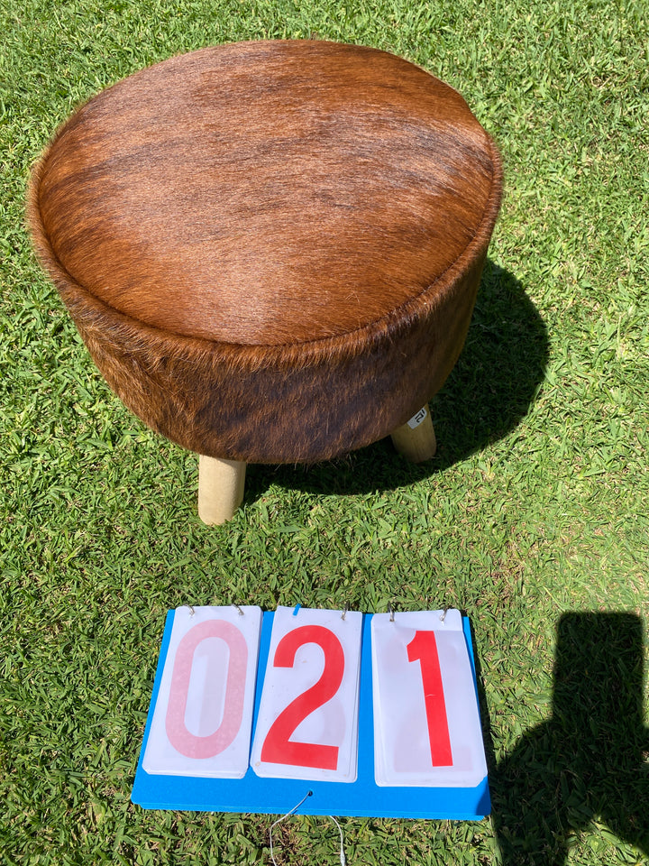 Cowhide Footstools