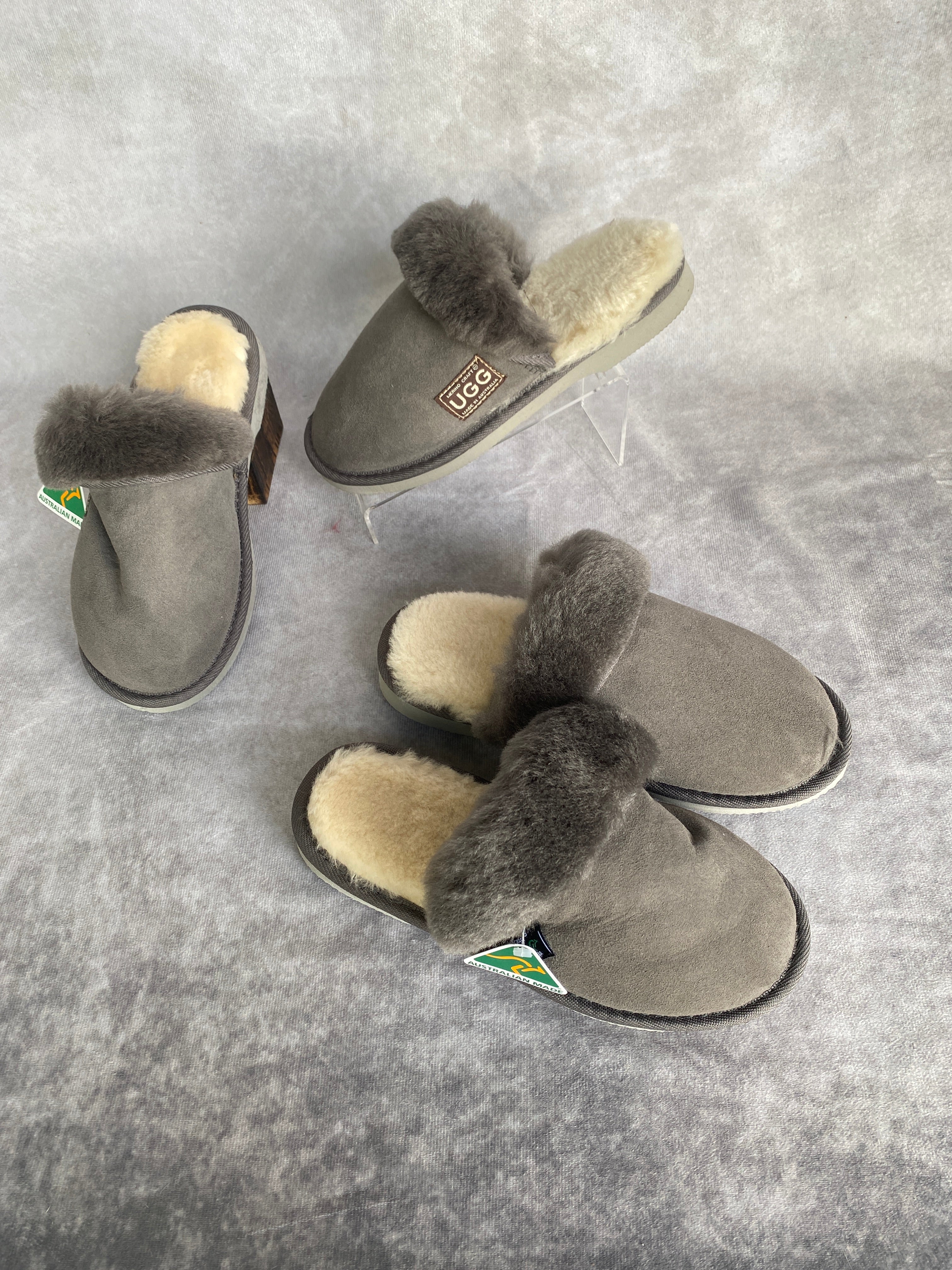 Slippers - Ladies Scuffs (Merino)