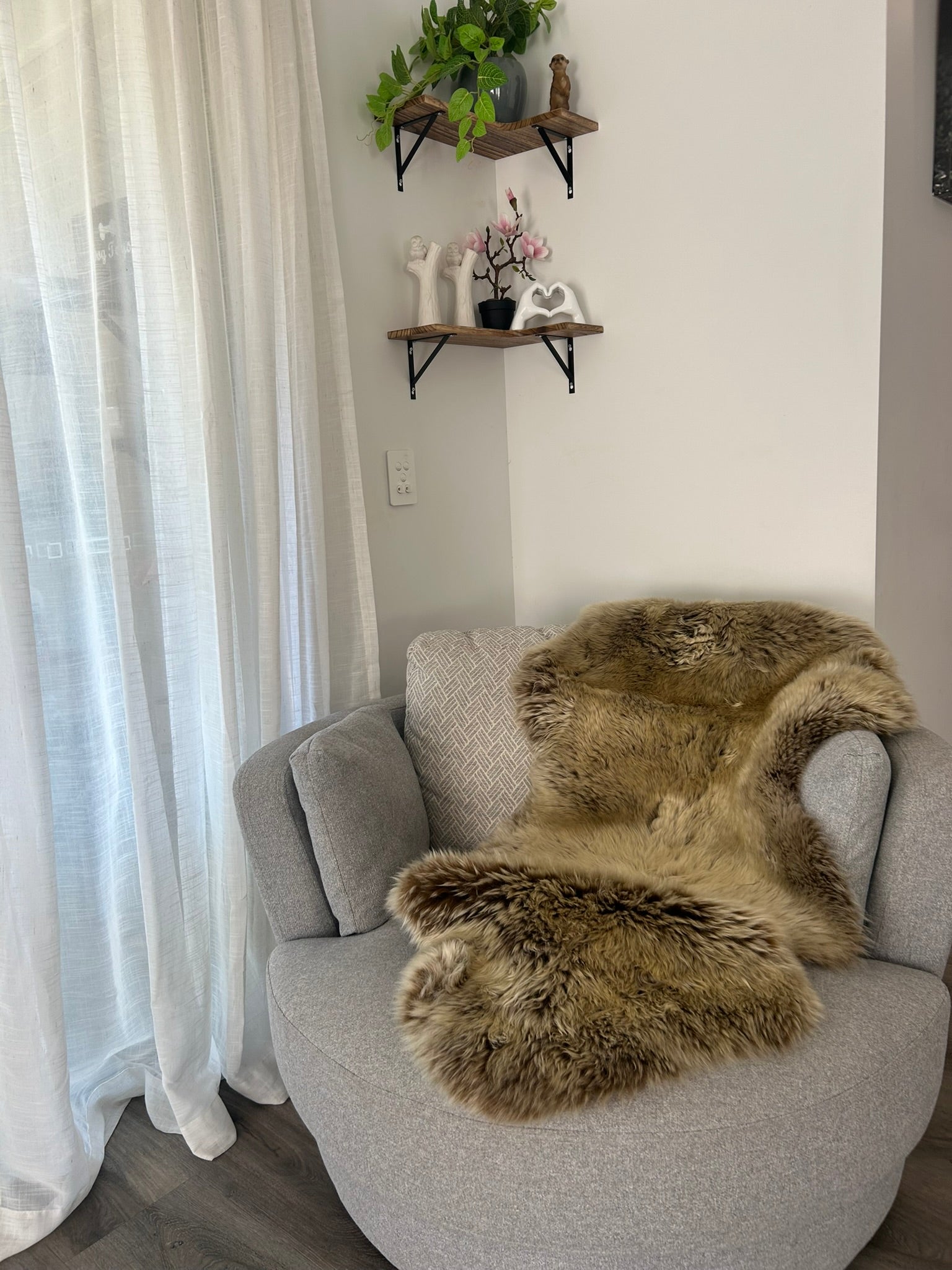 Sheepskin Rug - Cappuccino