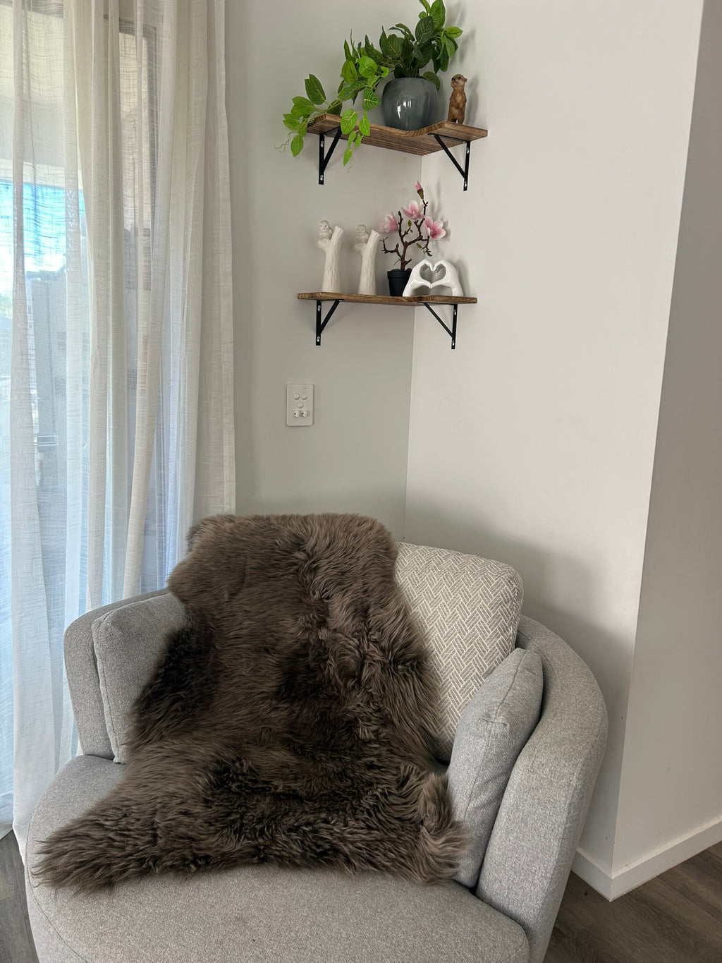 Sheepskin Rug - Chocolate