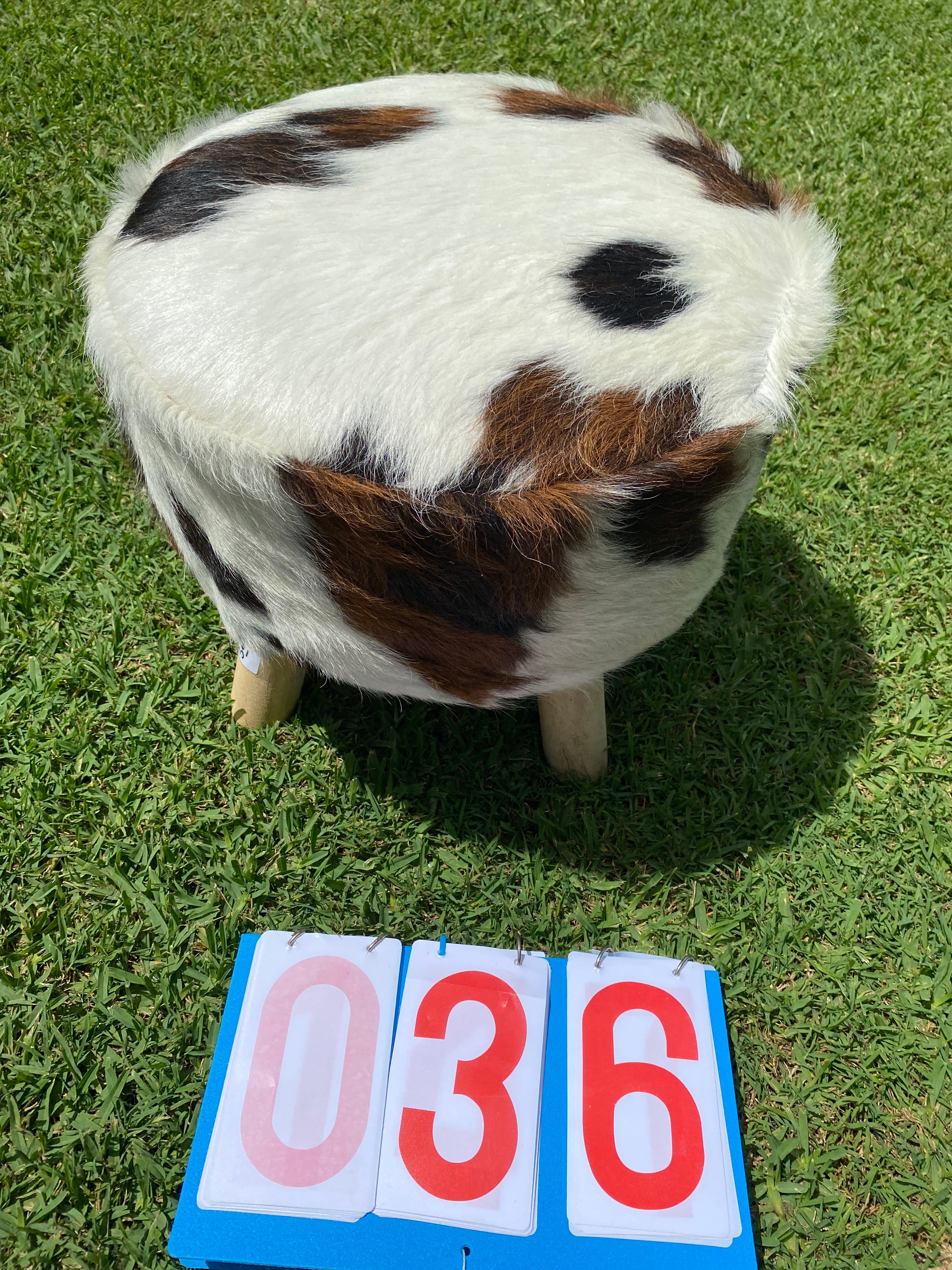 Cowhide Footstools