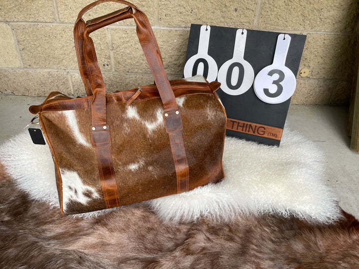 Cowhide Duffel Bags - Scott