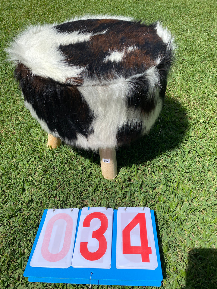 Cowhide Footstools