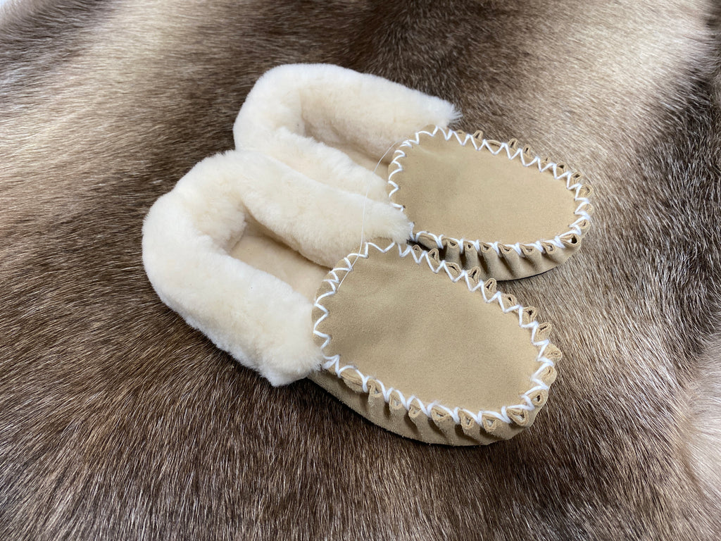 Slippers - Sheepskin Moccasins