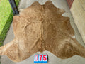 Cowhide 75 Long Curly Hair Beige