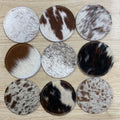 Cowhide Coasters/ Placemats
