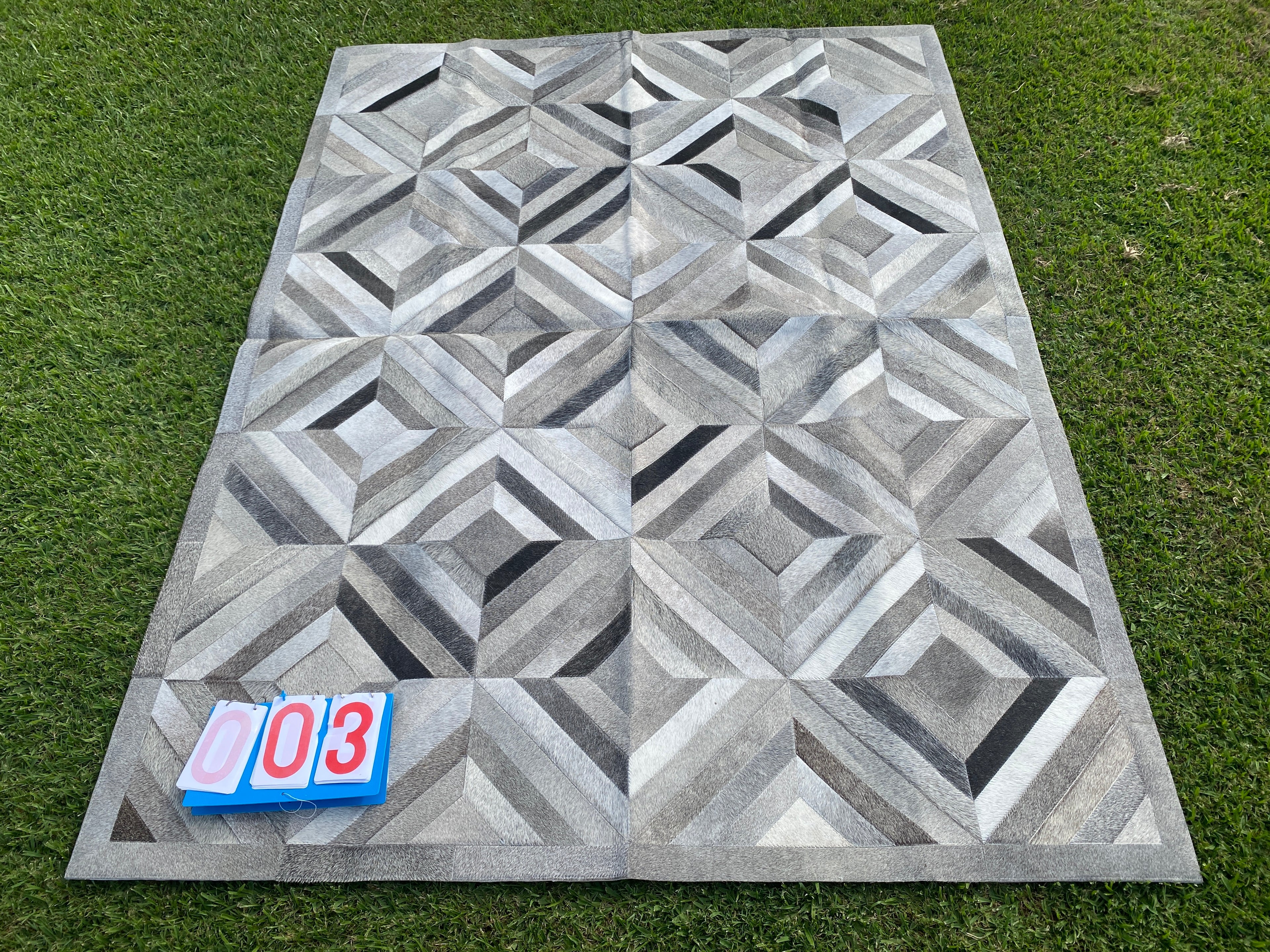 Cowhide - Patchwork Rug 03