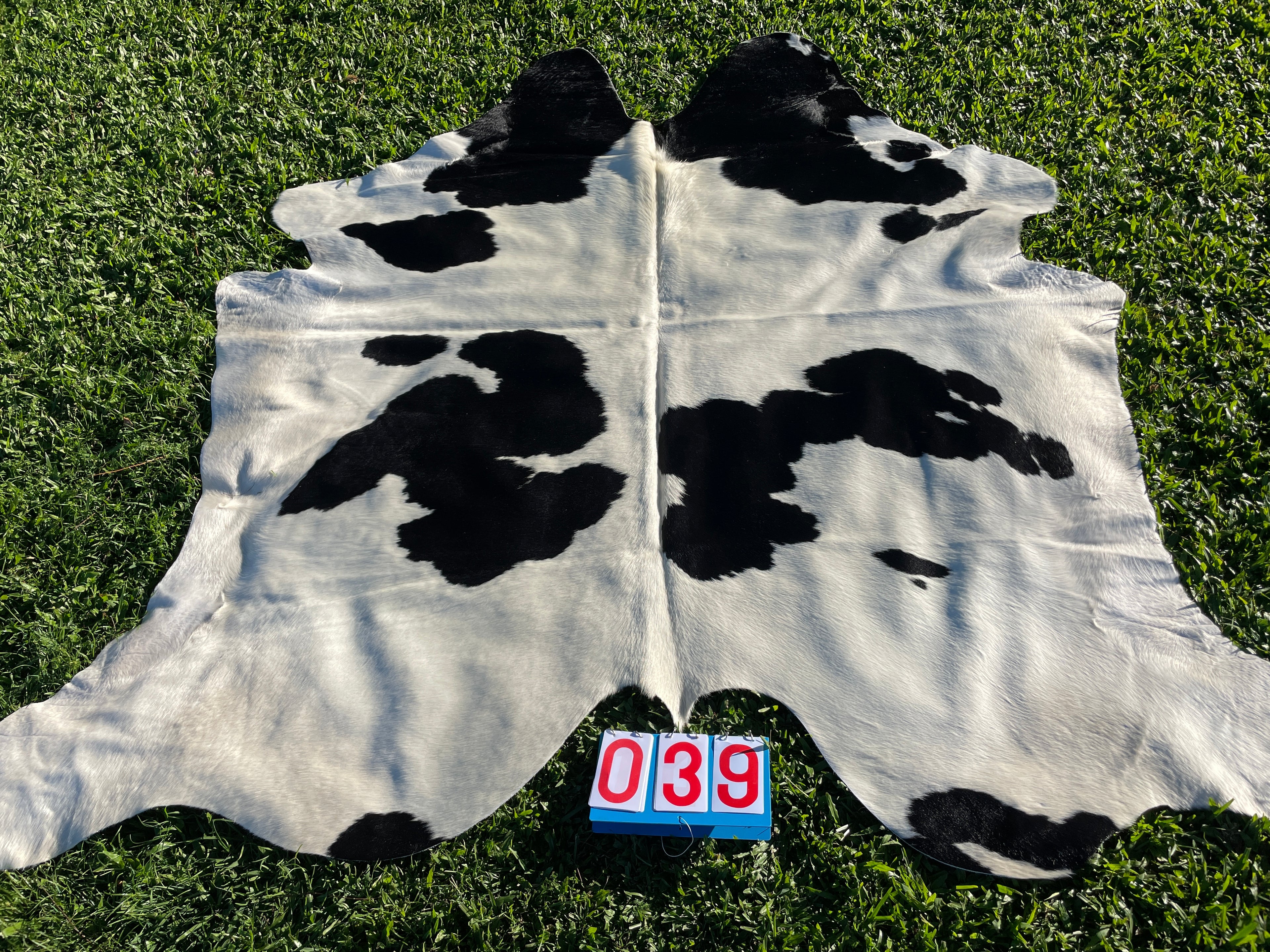Cowhide 39 Black and White Spots