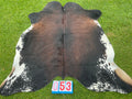 Cowhide 53 Black White Reddish