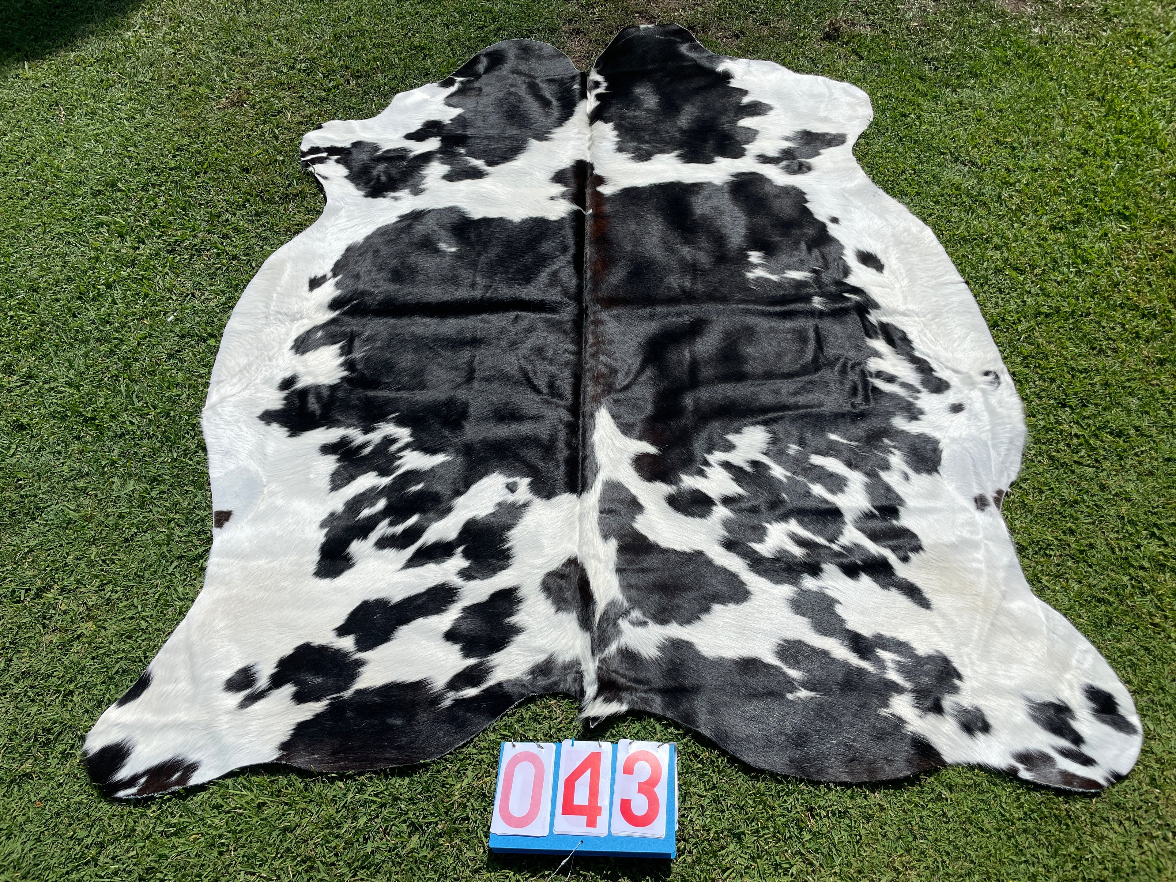 Cowhide 43 Tri Colour Spotted