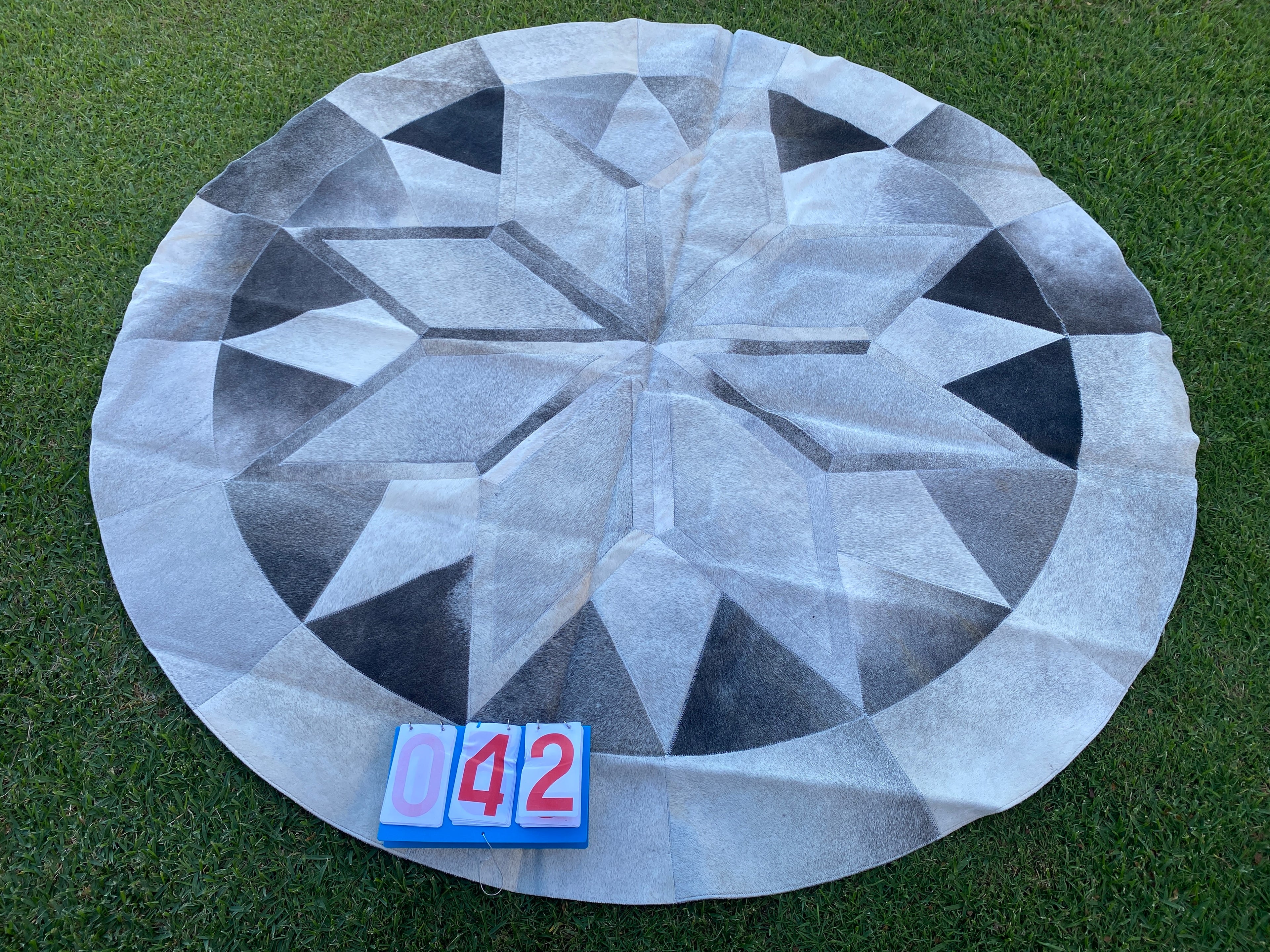 Cowhide Patchwork Rug - 042