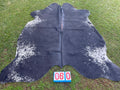 Cowhide 60 Black Reddish Speckled Edge
