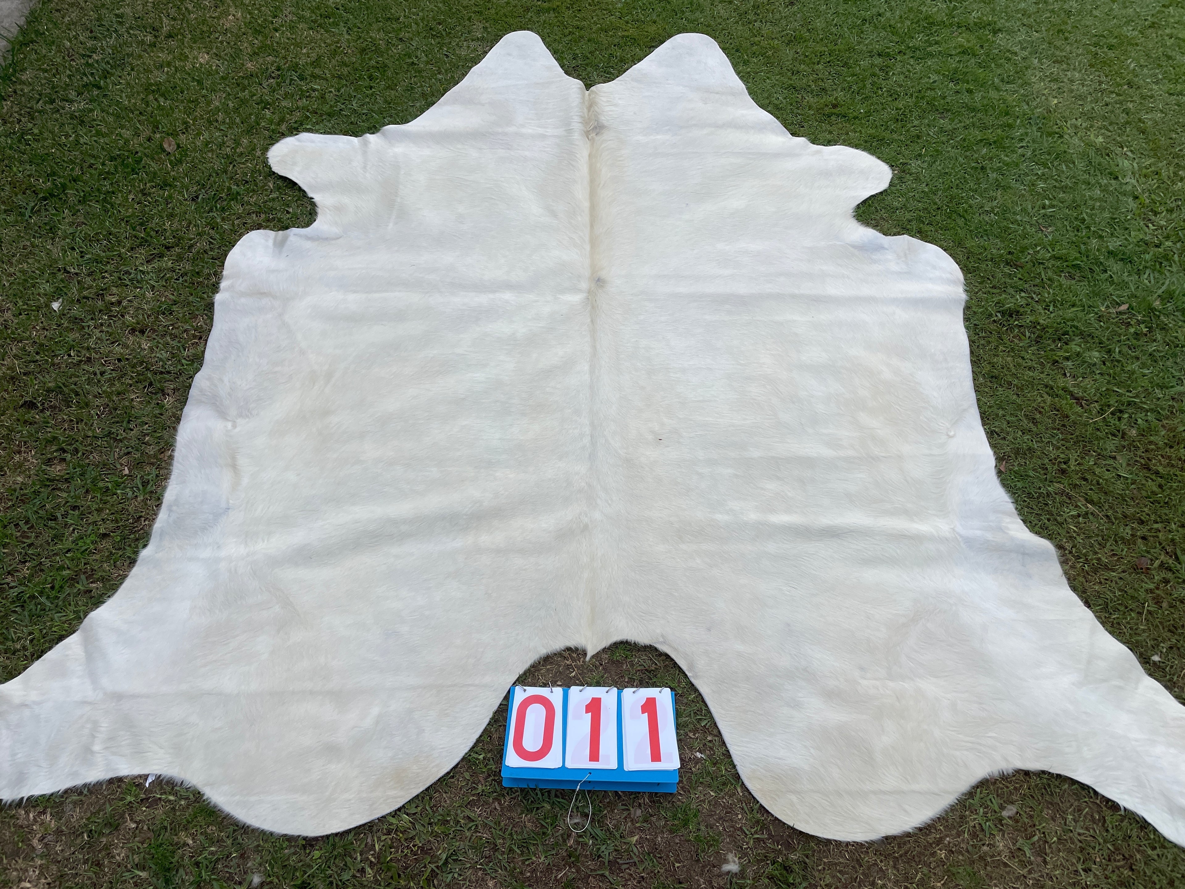 Cowhide 11 White